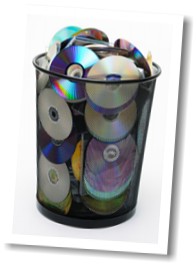 CD und DVD M&uuml;ll