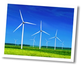 Windkraft-Anlage