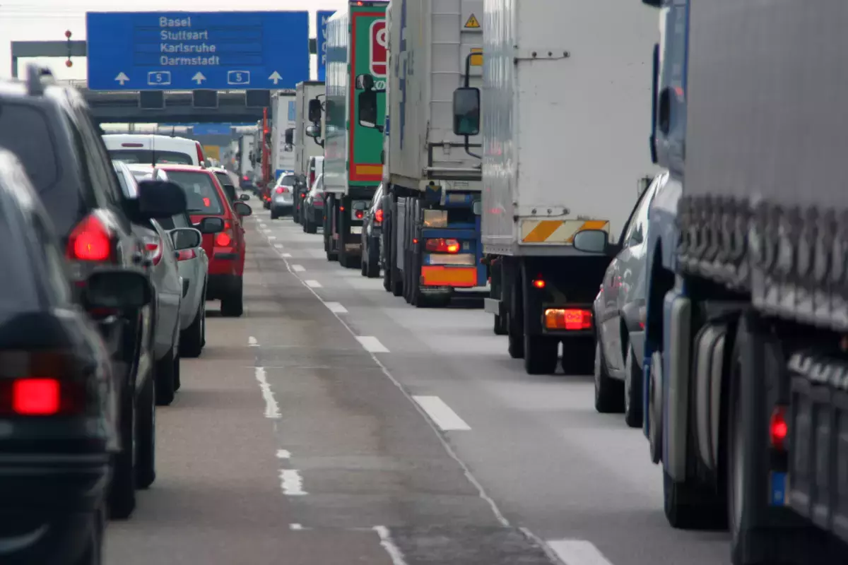 Verkehrsstau - nichts geht mehr