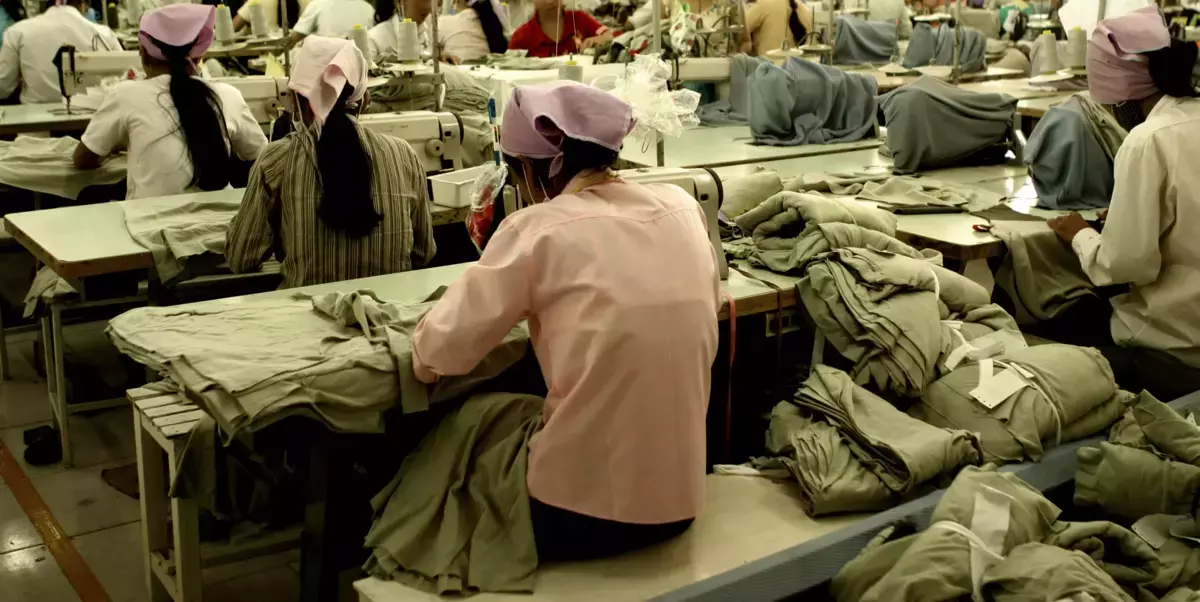 Textilfabrik in Süd-Ost-Asien
