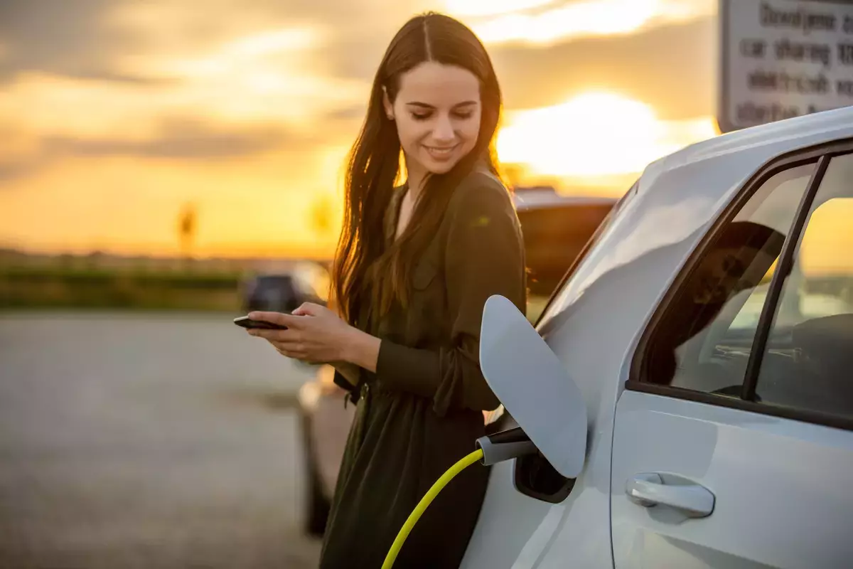 Ladevorgang Elektroauto Ladevorgang Elektroauto
