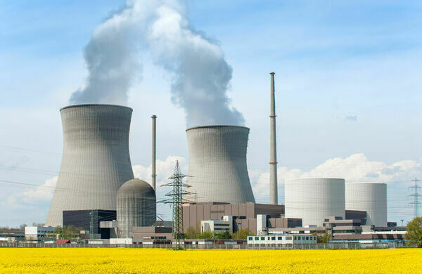 Nuclear power Energy concept - Nuclear power plant
